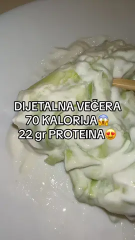 Obožavanjee!!! 70 kcal i 22 gr proteina! Najbolja dijetalna večera ikad!😍