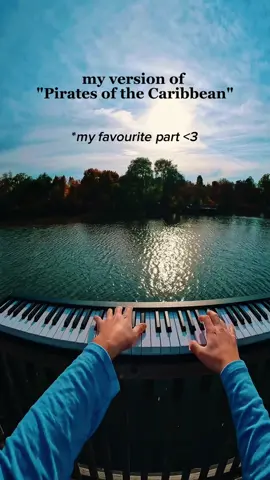 WAIT FOR IT… 😈 #pirate #piano #music #song #cover #hanszimmer #germany #emotions #mashup #arrangement #composer #wednesday #piratesofthecaribbean #johnnydepp #film #movie #pond #nature #autumn #fall #sunset 
