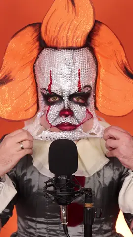 Yasssafied pennywise rhinestone asmr removal 🤡 #skincare #beauty #asmr #satisfying 