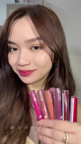 Swatches Gracee 3-way Lip Velvet Matte Liptints 👄☁️✨ @Gracee Cosmetics  #velvetliptint #graceecosmetics #mlbb #liptint #makeup #beautyph #lippies #foryoupage #fyp 