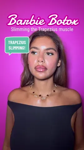 Barbie Botox 🌸 #trapeziusslimming #trapeziusbotox #barbiebotox #barbiebotoxbeforeandafter #swanneckbotox #botoxtreatments #fy #fypシ゚ 