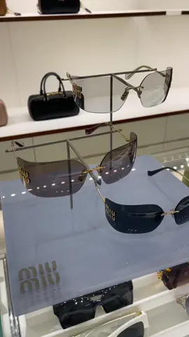 Trying on new @Miu Miu sunnies 🕶️ #sourcedbygw #miumiu 