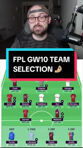 FPL Gameweek 10 Team 🔐 #fpltok #fpl #fantastpremierleague #fantasyfootball 
