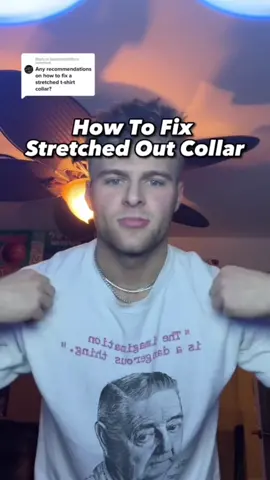 “Bacon Neck” Experiment On A Vintage Tee #stitch wit my boi @Gabe Lloyd  #fyp #foryou #explorepage #vintage #vintageclothes #vintageclothing #thrift #tips #tipsandtricks #baconneck #tshirt #problemsolved #vintagenike #ebayfinds #90svintage 