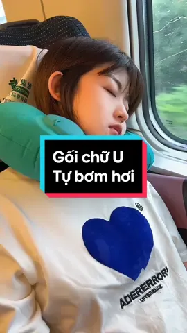 Gối chữ U tự bơm hơi, chống mỏi cổ tạo cảm giác thoải mái, có thể giặt kháng khuẩn mềm. #GamingOnTikTok #giadungtienich #giadinhviet #dogiadunhthongminh #goichuu #xuhuong 