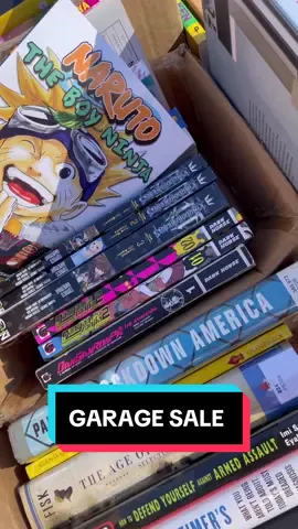 Manga haul find at Garage Sale #garagesale #garagesalefinds #yardsale #yardsalefinds 