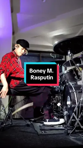 Boney M. - Rasputin😤　#boneym #rasputin #drum #drums #cover #dance #music #rock #drummer #fypシ 