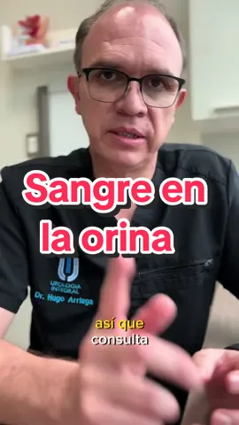 Sangre en la orina: nunca es normal #prostatasaludable #enfermedadesdelpróstata #urologiagt #saludmasculina 