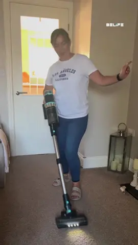 Whoever thought cleaning could be enjoyable? With #belifevacuum, cleaning becomes a delightful experience. 🩵 #amazonfinds #cleaninghacks