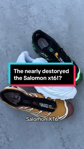 As if they almost destoyed the Salomon XT6 😱 #salomon #sneakers #womft #sneakerhead #fyp #viral