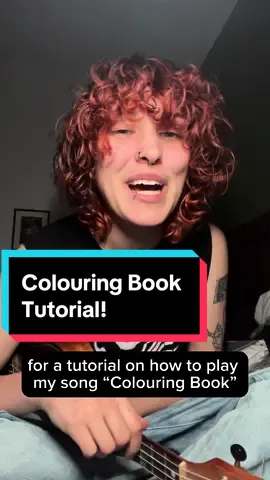 Colouring Book Tutorial!! #tutorial #originalsong #originalmusic #fyp #ukulele #musician #musiciansoftiktok #lgbtq #musictutorial 