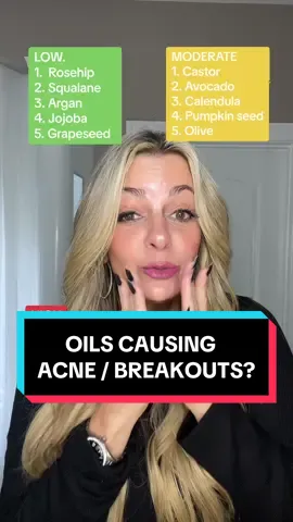 A breakdown of the comedogenicity of these oils and their potential to clog pores, leading to skin issues. Understanding how these oils can affect your skin can help you make informed choices in your skincare routine. #SkincareTips #NaturalOils #AcneProneSkin #skinbreakout #CloggedPores  #ClearSkinTips #HealthySkin  #SkinConcerns #SkincareRoutine #largepores #castoroil #rosehipoil #breakout #pumpkinseedoil #squalaneoil #sensitiveskin #sensitiveskincare