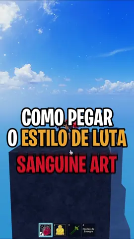 Como Pegar Estilo de Luta Sanguine Art no Blox Fruits #roblox #bloxfruits
