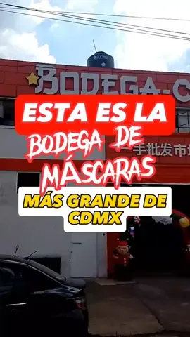 La bodega de máscaras más grande de CDMX, te esperamos con el 30% de descuento. Te esperamos!  #mascaras #halloween #disfraces #bodegachina #bodegachinacdmx #bodegachinafamosa #novedades #adondeir 