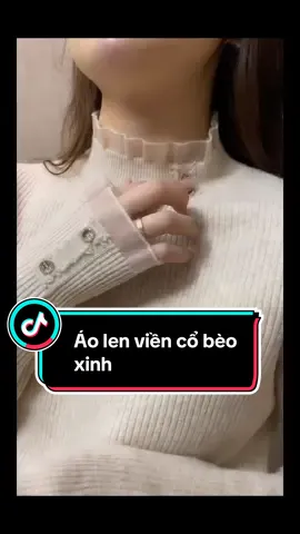 Lên mẫu Áo len viền cổ bèo đính khuy cho chị em #aolen #aolennu #aolennuxinh #aolennuquangchau #aolenvienbeo #thoitrangnu #xuhuong #thinhhanh #longervideos 