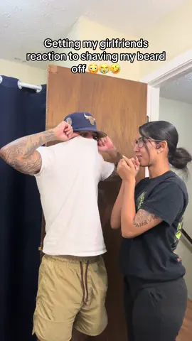 😭😭😭 #fyp#foryoupage#boyfriendsbelike#girlfriendsreaction#shavingbeardofd