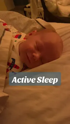 Active Sleep. I’ve been trying to get this on camera for ages but he always seemed to do it when I either left the room or really early hours, this was filmed just after 7am and he’s still asleep and doing it on and off now even at 8am! Just leave them to it no need to touch them or wake them they’ll do it on their own. Now my toddler has just woken up 😂 #RelatableMumContent #SecondTimeMum #MumsOfTikTok #Motherhood #MumTok #MumLife #Newborn #NewbornLife #NewbornSleep #NewbornActiveSleep #ActiveSleep #Toddler #ToddlerLife #2under2 #RealisticLife #FiveWeeksOld 