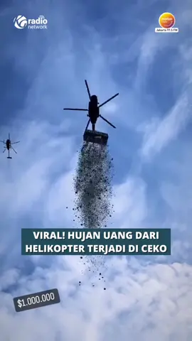 Hujan uang terjadi di Ceko pada Oktober 2023 yang dibuat oleh seorang influencer bernama Kamil Bartoshek atau Kazma. Uang tersebut dijatuhkan menggunakan helikopter dengan total uang senilai Rp15 Miliar. Kaya mendadak deh yang dapet uangnya! 🤣🤣 📃 kompas.com 🎥 TikTok/jaksoo0 #fypシ #fyp #hujanuang #ceko #motion975fmjkt 