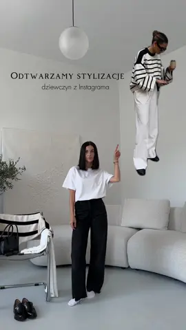 Nie mogłyśmy przejść obojętnie obok stylizacji @emitaz 🤍  Bez wątpienia oversizowy pasiak i eleganckie spodnie to połączenie, które kochamy! A Ty z czym lubisz łączyć duże swetry? Daj znać! 🤍 #minimalstyle #minimaloutfit #grwm #grwmoutfit #simplefits #stripes #outfitinspo #outfits #OOTD 