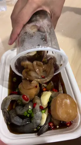 🦀✨ ทะเลดอง 20 มันก็จะประมาณนี้ 🦐🥬🌶️ #ทะเลดอง20 #สตรีทฟู้ด #streetfood 