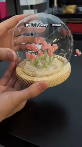 DIY Tulip🌷 Lamp Tutorial How to Assemble #tuliplamp #tuliplamptiktokshop 