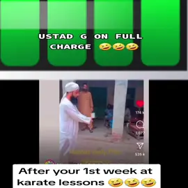 Ustad G after his 1st karate lesson #PunchBagChampions #pakistan #molvi #ustad #karatekid #kungfupanda #kungfufighting #foryou #fyp #