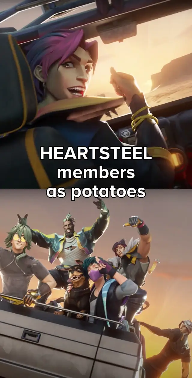 HEARTSTEEL as potatoes 🥔 #LeagueofLegends #HEARTSTEEL #Sett #Ezreal #Kayn #Aphelios #KSante #Yone #RiotGames