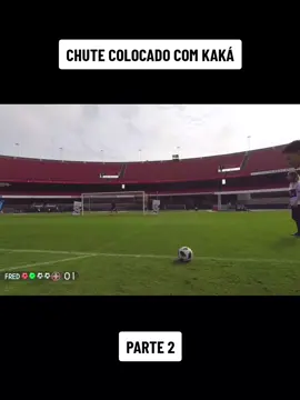 Parte 2 | Desafio com Kaká no Morumbi | #fyp #foryou #foryoupage #viralvideo #kaka #futebol #entretenimiento ||#CapCut 