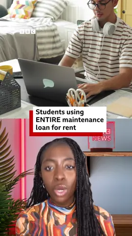 Students in England are affected, as the average maintenance loan is just £24 per year more than the average rent. #StudentLoan  #MaintenanceLoan  #University  #Student  #Rent  #StudentAccomodation  #BBCNews