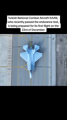Turkish National Combat Aircraft KAAN, who recently passed the endurance test, is being prepared for its first flight on the 23rd of December. #turkiye #rte #reis #aircraft #aviation #mmu #kaan #tsk #vatanaşkı #politics #geopolitics #war #warfare #combat #militaryedit #airforce 