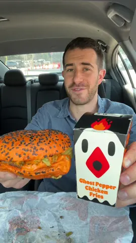 Trying Burger Kings Ghost Pepper Whopper & Chicken Fries #burgerking #ghostpepperwhopper #chickenfries #foodreview 