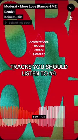 Boys left this one on the vault for too long but it’s finally out! @Rampa @&ME @Keinemusik TRACK ID: Moderat - More Love (Rampa &ME Remix) Shop our new AHMS2__ Collection now at wearahms.com #fyp #electronicmusic #housemusic #house #techno #rave #ravetok #dj #edm #deephouse #musicfestival #housemusicplaylist #keinemusik 