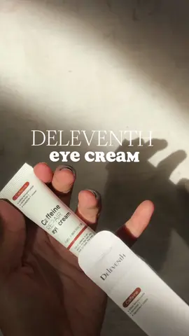 Can’t wait to try this new caffeine eye cream from DELEVENTH!! Perfect for my dark circles because of those sleepless nights reviewing for midterm, I can finally focus on myself. Thank you so much for these! 🤩🫶🏻 #fyp #fypシ #trend #xyzbca #ugccontent #ugcphilippines #ugccommunity #ugcportfolio #deleventh #deleventhskincare #deleventhbeauty #deleventheyecream 