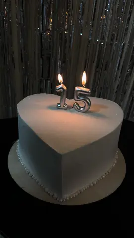 cheers to 15! 🤍 #fy #foryou #cake #birthday 