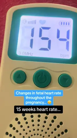 If you’re wondering about #fetalheartbeat throughout your pregnancy, here is my baby boy and his rates! I am 32+2 and his #bpm went from 172 at 8 weeks to an average of 133 at 33 weeks! He still goes up to 160 when active (which is totally okay-think of your own heart when running, walking, or just relaxing). This #fetaldoppler has made my pregnancy so much calmer after a previous loss, i listen to him every day 🩵🥹🙏🏻  #pregnancyafterloss  #rainbowbaby  #fetaldopplertummy🥰❤️  #fetalheartmonitoring  #32weekspregnant  #duedecember2023  #fetalheartbeat 