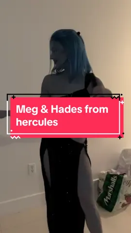 Get you a best friend that sews! Here’s me making Hades and Meg costumes from Hercules 