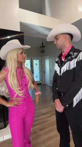 Life is plastic 🤷🏽‍♀️ #halloween #barbie #ken #barbiecostume #kencostume #halloweencostume #halloween2023 #couplegoals #couplescostume #mattel #dancethenightaway #kenough 