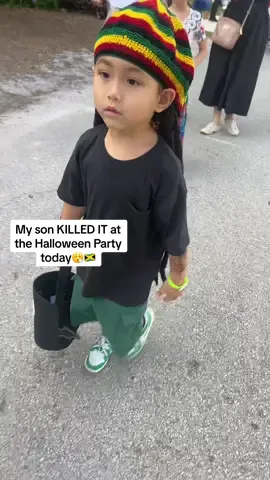 Im obsessed with my son’s Halloween party look😮‍💨 What do we think? Who’s this? #halloween #rasta #bobmarley #coolkids #halloween2023 #miami #bestlook #kidshalloweencostumes #fyp #viral #trickortreat 