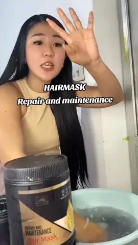 HAIRMASK NO NEED NA MAG PA  REBOND #HAIRMASK #hairmaskrepairdamage #repairhairdamage 