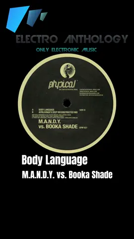 2005 - M.A.N.D.Y. vs. Booka Shade - Body Language #electronicdancemusic  #music  #house  #housemusic  #dancemusic  #club  #clubbing  #electroanthology  #dj  #stephanelpg