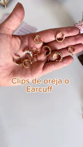 Los ACCESORIOS MAS USADOS! los earcuff o clips de oreja. Te muestro como colocarlos y quitarlos #accesorios #earcuff #mujer #jewelry 