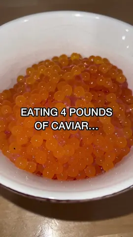 The going rate for caviar is hundreds of dollars a pound. Cathcing a salmon is like catching money. #caviar #salmoneggs #salmoncaviar 