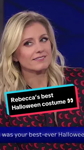 Rebecca Lowe shares her best-ever Halloween costume! 😅 #halloween #costume #funny #parents 