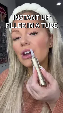 Testing lip filler in a tube: dr dennis gross plump & repair lip treatment #fyp #makeup #beauty #lips #BeautyTok #viralmakeup #lipfiller #beautyhacks 