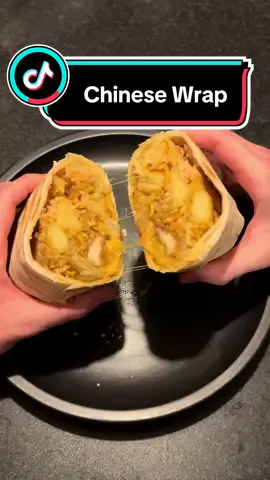 This was amazing😍 #chinese #chinesewrap #wrapgod #chineseorder #wrap #bigwrap #foodwrap 