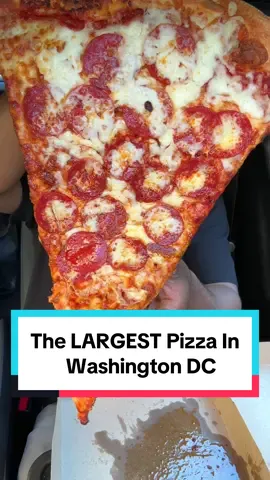 The Largest Pizza In Washington DC (INSANE‼️🔥) . #ncfoodie #travelfoodie #mukbang #tastetest #foodreviews #foodcritic  #washingtondc #dmvfoodie #dmvfood #washingtondcfood #marylandfoodie #marylandfood #dmvrestaurants 