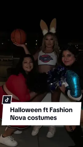 Tune squad #halloween #fashionnovacostume #halloweencoatume #fashionnova #lolabunny #cheerleaders @FashionNova 
