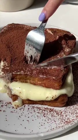Tiramisu french toast 🍞🌟 ทำง่ายยอร่อยม้ากกกก  #toast #frenchtoast #tiramisu #tiramisufrenchtoast #ทิรามิสุ #ห้องครัวtiktok #ขนมง่ายๆ #fypシ 