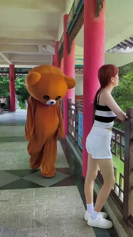 Very silly bear#fyp #foryou #tiktok #funny #funnyvideos #bear 