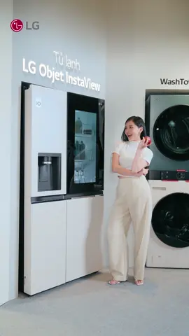 Chiêm ngưỡng tủ lạnh LG Objet InstaView - công nghệ hiện đại gói trọn bên trong thiết kế tinh tế, hài hòa với mọi không gian.  #LG #LGVietnam #tulanh #LifesGood #InstaView #ObjetCollection
